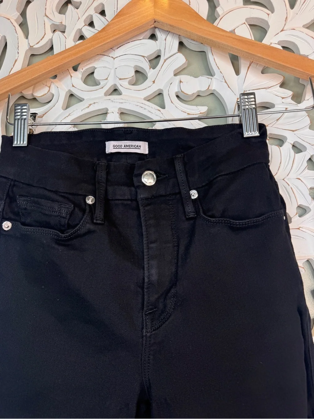 Good American Always Fits Good Legs Crop Skinny Jeans  0/25